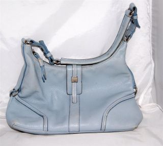   blue leather shoulder bag purse shipping cost use shipping calculator