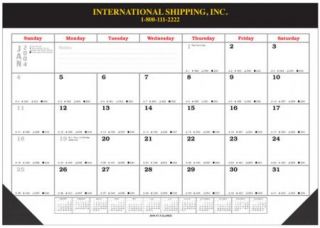 2013 Large Desk Pad Calendar with Deluxe Refillable Holder