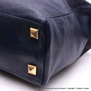 Michael Kors Calista Convertible Large Satchel Bag $428 Indigo