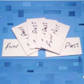 Caines Arcade Fun Pass Family Pack 6 Fun PASSES Souvenir