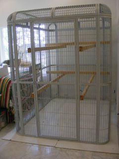   Large Walk in Aviary Powder Coated Bird Cage New with Perches