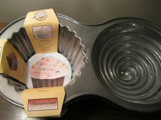 Wilton Giant Cup Cake Dimensions Pan New Instructions