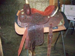Sharon Camarillo barrel saddle by Courts Saddlery