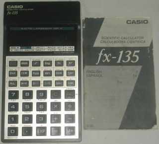   FX 135 Electro Luminescence Scientific Calculator with Manual
