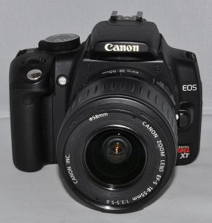 Canon EOS Digital Rebel XT 350D DSLR Kit w 18 55mm Lens