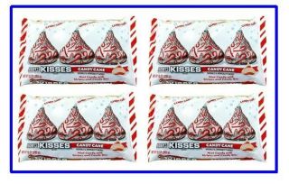 Hersheys Kisses Candy Cane Mint Fresh Holiday Candies 8oz Each 32oz 