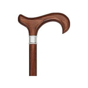 Royal Canes 80630 Dr Gregory Houses Walnut Stained Derby Walking Cane 
