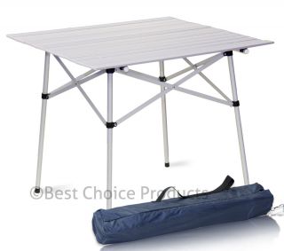    Roll Up Table Folding Camping Outdoor Indoor Picnic Table Heavy Duty