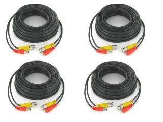 100ft CCTV Security Camera Cable Surveillance Wire Video BNC Cord 