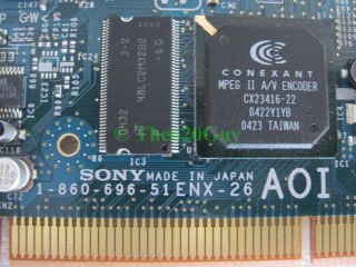 Sony ENX 26 PCVA IMB5A BTF PA402Z TV Tuner Video Capture PCI Card