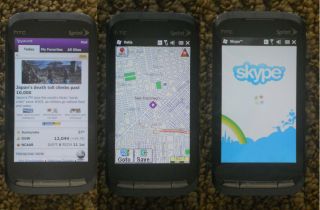   HTC TP 2 T7373 T mobile 3G + WiFi Skype GPS Maps 4 USA, Canada, Europe