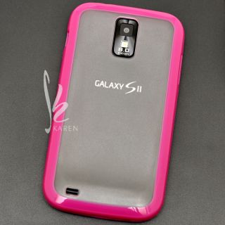 Samsung Galaxy S2 T Mobile Case Cover Hybrid Gel Rubber Molded Skin 