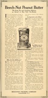 1914 Ad Beech Nut Peanut Butter Canajoharie NY Ada Mae   ORIGINAL 