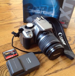 Canon EOS Digital Rebel XT 350D 8 MP Digital SLR Camera Lens Kit 