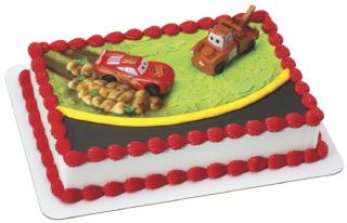 Cars Lightning McQueen Mater Cake Decorating Kit Pixar