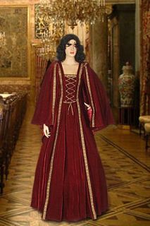 Baroque Vintag Gown Medieval Renaissance Dress Fair