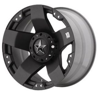 24 XD 775 Rockstar Offroad Black Truck Rims Wheels Tires