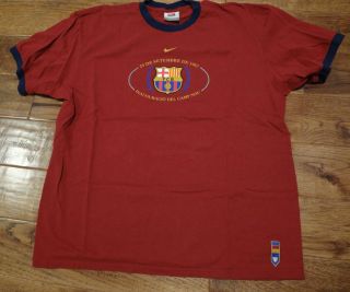   Nike FC Barcelona T Shirt Size XL FCB 1957 Camp Nou Tribute Rare Messi