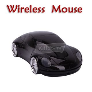 4G Car Wireless Optical Mouse Silver Mini USB Receiver for PC Laptop 