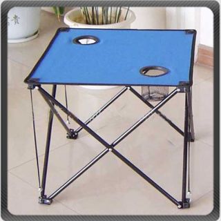 Leisure Folding Camping Table with 2 Cup Holders New