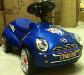 New Kids Ride on Toy Luxury Push Car Toddlers Sit Scoot Scooter Blue 