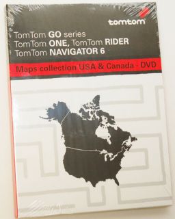 NEW Genuine TomTom USA Canada Map Card Software Disc DVD 2006