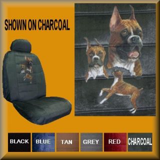 New Boxer Dogs Fawn Car Truck Van SUV Seat Covers PP