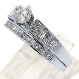 Carat Womens Diamond Engagement Ring Wedding Band Bridal Set Round 