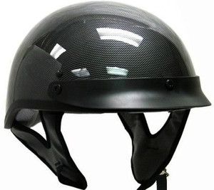 Carbon Fiber Motorcycle Half Helmet Scooter Dot Biker M