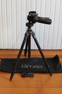 Gitzo GT0540 Carbon Fiber Tripod w Bogen Grip Action Ball