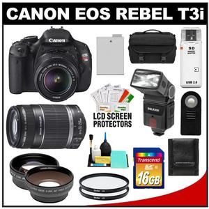 canon eos rebel t3i digital slr camera body ef s 18 55mm is ii lens 