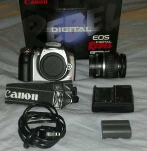 Canon EOS Digital Rebel 300D 6 3 MP Digital SLR Camera Metallic gray 