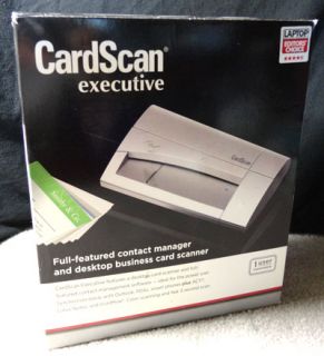 Cardscan Executive V8 Card Scanner as Is