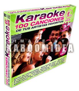 Karaoke Latin Balada Pop Mariachi 100 Canciones 6 CD