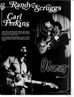 1975 Carl Perkins Randy Scruggs in An Ibanez Ad