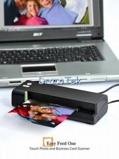 Easy Feed One Touch Photo Scanner to Memory Card or PC