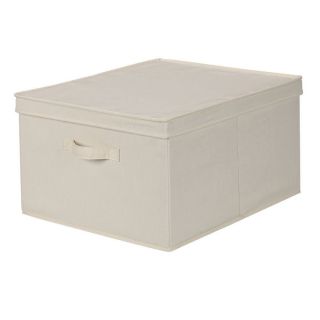 Household Essentials Natural Canvas Storage Box Jumbo Size , unused&in 