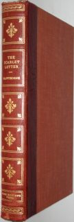 Leather The Scarlet Letter Hawthorne Antique Library