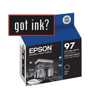 GENUINE epson Ink T0971 97 Black Extra High Capaciity NX510 NX515 600 