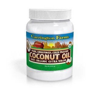 Carrington Farm’s Cold Pressed Organic Extra Virgin Coconut Oil Huge 