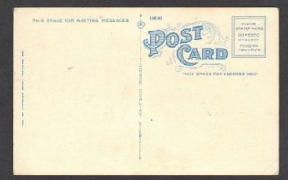   Headlight by Moonlight Cape Elizabeth Maine Vintage Postcard