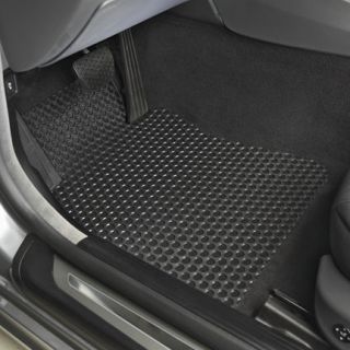 BMW 750i All Weather Black Floor Mats Front and Rear 06 08