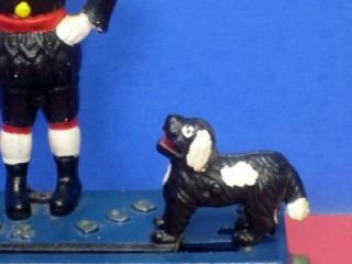 Vintage James D Capron Collection Trick Dog Cast Iron Mechanical Bank 