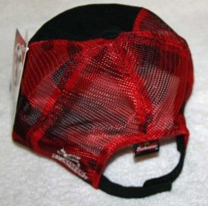 Dale Earnhardt Jr NASCAR Budweiser Number 8 Black Red Hat Cap One Size 