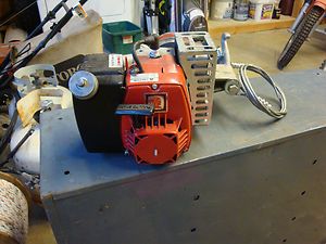 Capstan Gas Powered Portable Rope Winch Simpson Winch Co