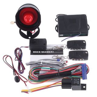 specifications with this one way car alarm security system your