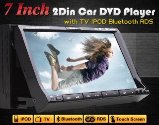 High Definition Indash Car DVD Stereo Player Radio TV Tuner BT Phone 