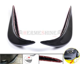 Car Anti Scratches Protector Front Rear Turning Bumper Guard Black 