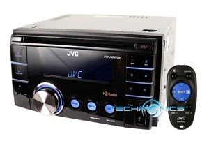 JVC Car Double DIN Stereo with HD Radio  WMA CD Player Receiver 