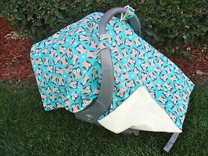 Baby Infant Car Seat Cover Owls for Boys